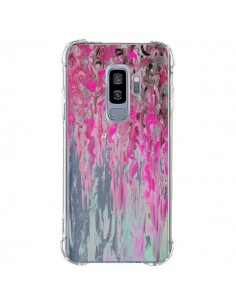 Coque Samsung S9 Plus Tempête Rose Transparente - Ebi...
