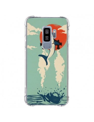 Coque Samsung S9 Plus Requin Avion Volant - Jay Fleck