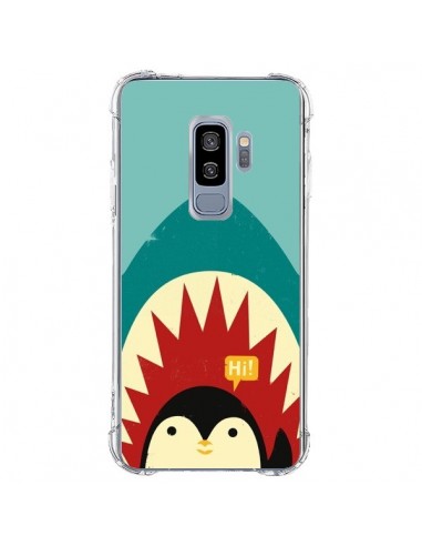 Coque Samsung S9 Plus Pingouin Requin - Jay Fleck