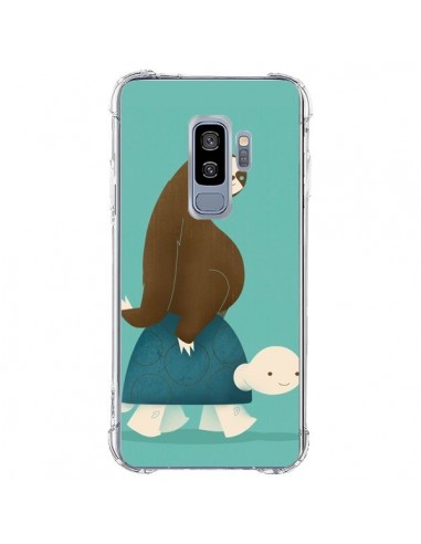Coque Samsung S9 Plus Tortue Taxi Singe Slow Ride - Jay Fleck