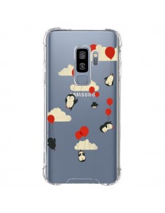 Coque Samsung S9 Plus Pingouin Ciel Ballons Transparente...