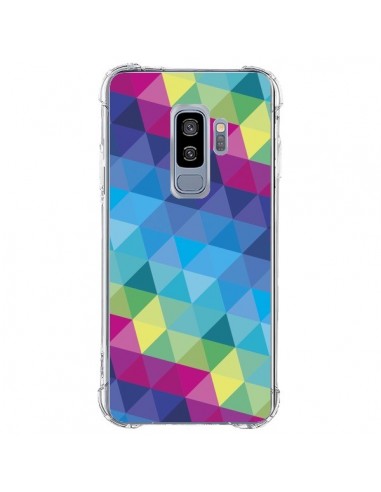 Coque Samsung S9 Plus Azteque Gheo Bleu - Javier Martinez