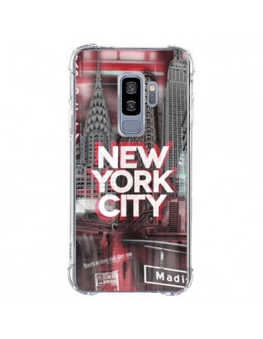 Coque Samsung S9 Plus New York City Rouge - Javier Martinez