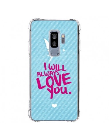 Coque Samsung S9 Plus I will always love you Cupidon - Javier Martinez