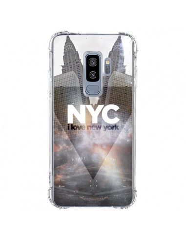 Coque Samsung S9 Plus I Love New York City Gris - Javier Martinez