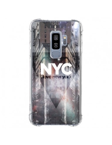 Coque Samsung S9 Plus I Love New York City Violet - Javier Martinez