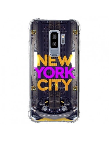 Coque Samsung S9 Plus New York City Orange Violet - Javier Martinez