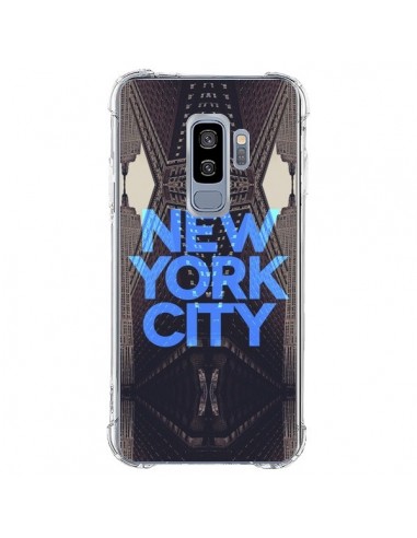 Coque Samsung S9 Plus New York City Bleu - Javier Martinez