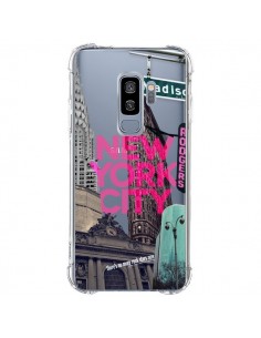 Coque Samsung S9 Plus New Yorck City NYC Transparente -...