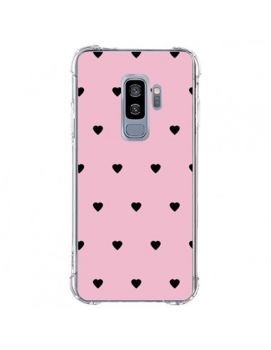 Coque Samsung S9 Plus Coeurs Roses - Jonathan Perez