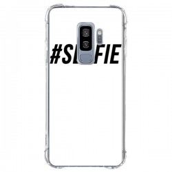 Coque Samsung S9 Plus Hashtag Selfie Noir Vertical -...