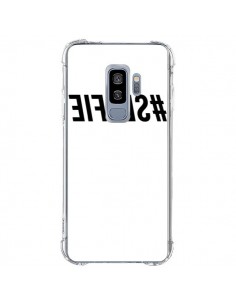 Coque Samsung S9 Plus Hashtag Selfie Noir Inversé -...