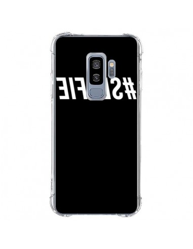 Coque Samsung S9 Plus Hashtag Selfie Blanc Inversé - Jonathan Perez