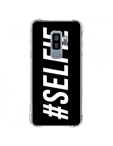 Coque Samsung S9 Plus Hashtag Selfie Noir Horizontal - Jonathan Perez
