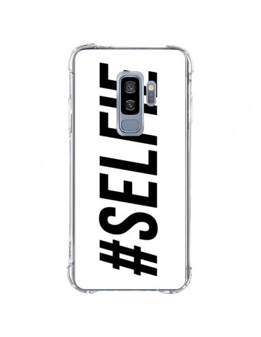 Coque Samsung S9 Plus Hashtag Selfie Blanc Horizontal - Jonathan Perez