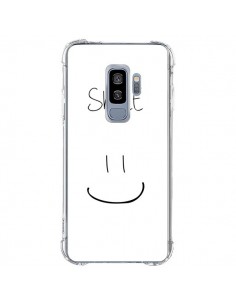 Coque Samsung S9 Plus Smile Souriez en Blanc - Jonathan...