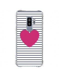 Coque Samsung S9 Plus Coeur Traits Marin - Jonathan Perez
