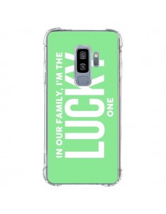 Coque Samsung S9 Plus In our family i'm the Lucky one -...