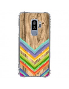 Coque Samsung S9 Plus Tribal Azteque Bois Wood - Jonathan...
