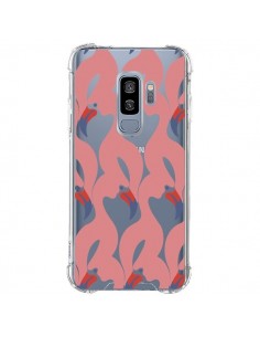Coque Samsung S9 Plus Flamant Rose Flamingo Transparente...