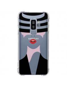 Coque Samsung S9 Plus Femme Chapeau Hat Lady Transparente...
