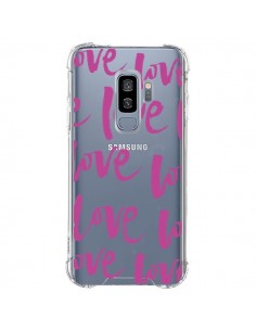 Coque Samsung S9 Plus Love Love Love Amour Transparente -...