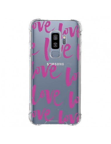 Coque Samsung S9 Plus Love Love Love Amour Transparente - Dricia Do