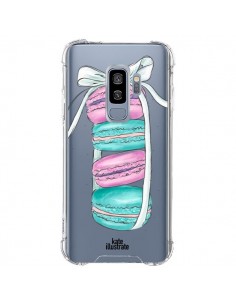 Coque Samsung S9 Plus Macarons Pink Mint Rose...
