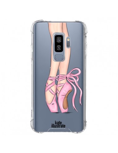 Coque Samsung S9 Plus Ballerina Ballerine Danse Transparente - kateillustrate