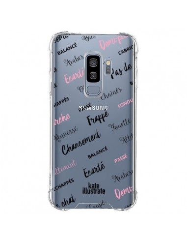 Coque Samsung S9 Plus Ballerina Ballerine Mots Transparente - kateillustrate