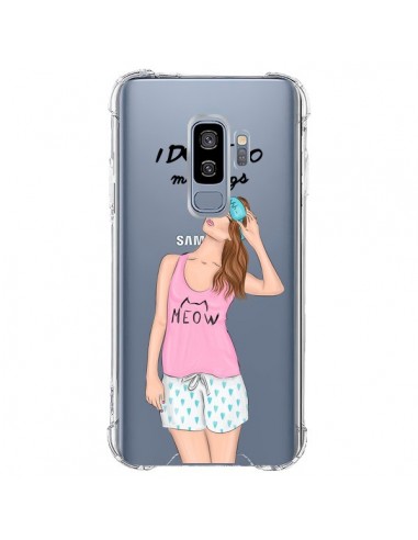 Coque Samsung S9 Plus I Don't Do Mornings Matin Transparente - kateillustrate