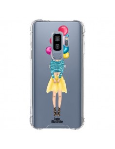 Coque Samsung S9 Plus Girls Balloons Ballons Fille...