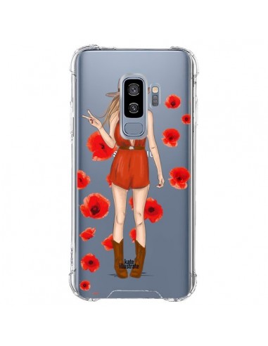 Coque Samsung S9 Plus Young Wild and Free Coachella Transparente - kateillustrate