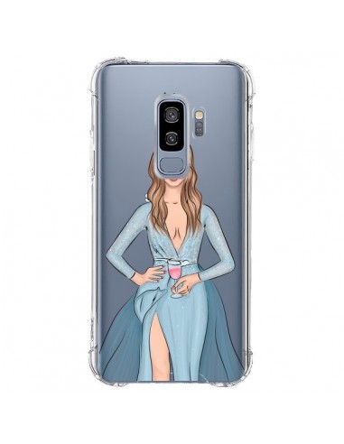 Coque Samsung S9 Plus Cheers Diner Gala Champagne Transparente - kateillustrate