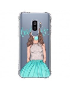 Coque Samsung S9 Plus Bubble Girls Tiffany Bleu...