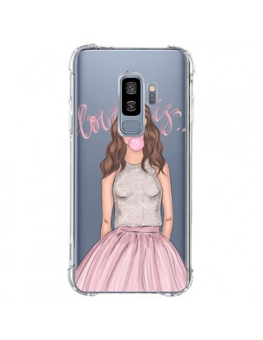 Coque Samsung S9 Plus Bubble Girl Tiffany Rose Transparente - kateillustrate