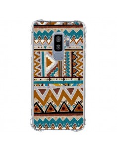 Coque Samsung S9 Plus Azteque Vert Marron - Kris Tate