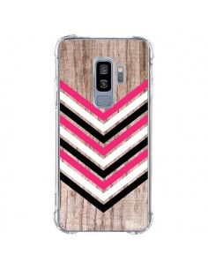 Coque Samsung S9 Plus Tribal Aztèque Bois Wood Flèche...