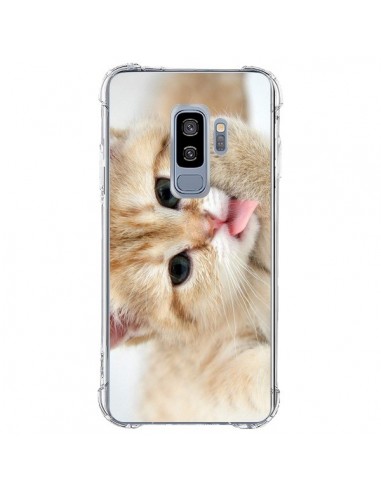 Coque Samsung S9 Plus Chat Cat Tongue - Laetitia
