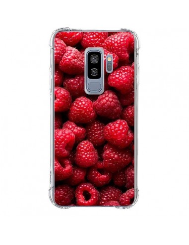 Coque Samsung S9 Plus Framboise Raspberry Fruit - Laetitia