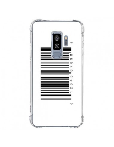 Coque Samsung S9 Plus Code Barres Noir - Laetitia