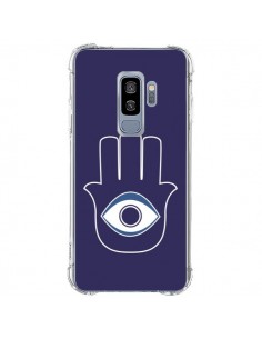 Coque Samsung S9 Plus Main de Fatma Oeil Bleu - Laetitia