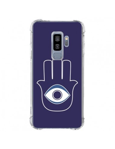 Coque Samsung S9 Plus Main de Fatma Oeil Bleu - Laetitia