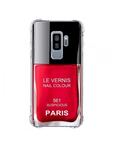 Coque Samsung S9 Plus Vernis Paris Suspicious Rouge - Laetitia