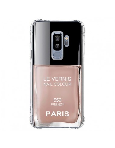Coque Samsung S9 Plus Vernis Paris Frenzy Beige - Laetitia