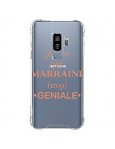 Coque Samsung S9 Plus Je suis une marraine trop géniale...