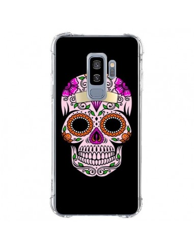 Coque Samsung S9 Plus Tête de Mort Mexicaine Multicolore - Laetitia