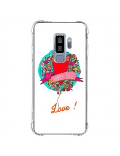 Coque Samsung S9 Plus Love Happy Life - Leellouebrigitte