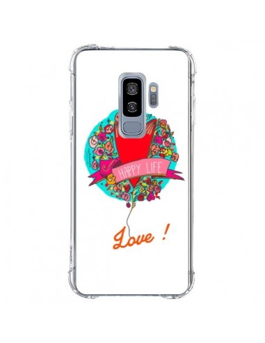Coque Samsung S9 Plus Love Happy Life - Leellouebrigitte