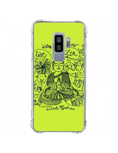 Coque Samsung S9 Plus Buddha Listen to your body Love Zen Relax - Leellouebrigitte